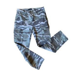 J. Crew Camo Mid Rise Straight Cargo Pants